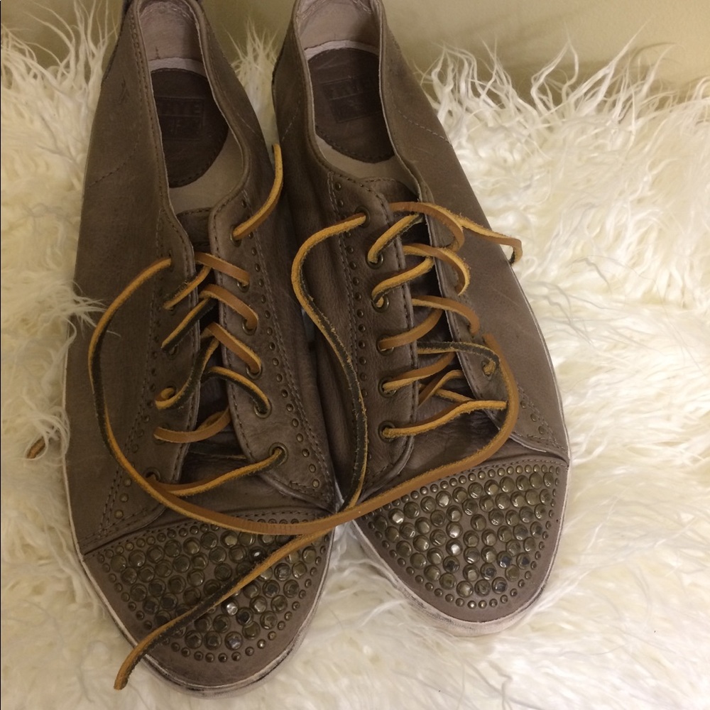 Frye Kira Studded tennis shoes -size 10